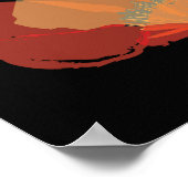 Bouquet de Fluers et Noir Poster (Hoek)