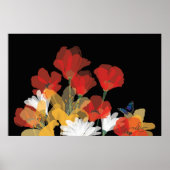 Bouquet de Fluers et Noir Poster (Voorkant)