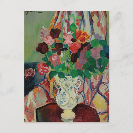Bouquet de Tulipes van Suzanne Valadon Briefkaart (Voorkant)