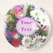 Bouquet Delite Zandsteen Onderzetter (Voorkant)