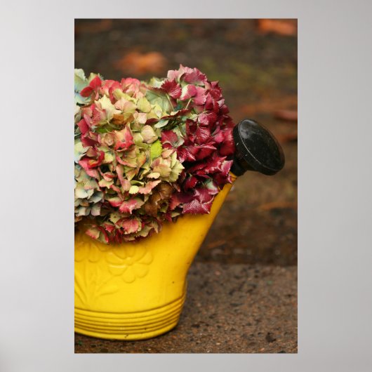 Bouquet en water kunnen Poster (Voorkant)