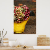 Bouquet en water kunnen Poster (Keuken)