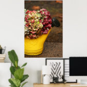 Bouquet en water kunnen Poster (Thuiskantoor)