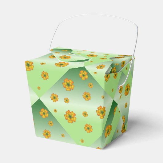 Bouquet Favor Box Bedankdoosjes (Voorkant Zijde)