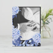 Bouquet floral blooming garden bedankkaart (Staand voorkant)