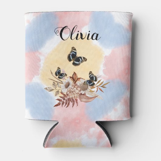 Bouquet floral blooming garden blikjeskoeler (Voorkant)