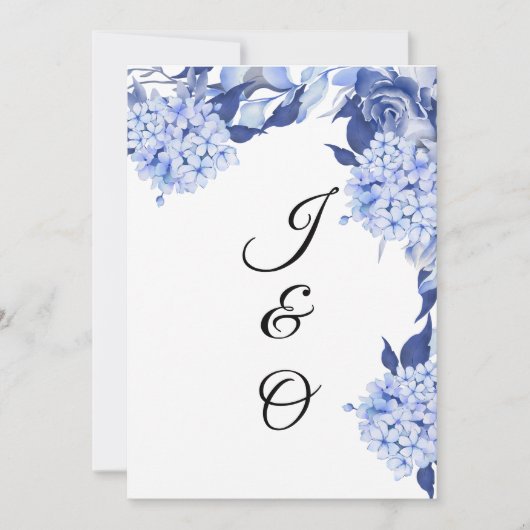 Bouquet floral blooming garden feestdagenkaart (Voorkant)