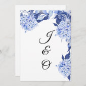 Bouquet floral blooming garden feestdagenkaart (Voorkant / Achterkant)