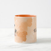 Bouquet floral blooming garden mok (Midden)