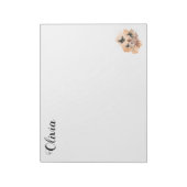 Bouquet floral blooming garden notitieblok (Linkerzijde)