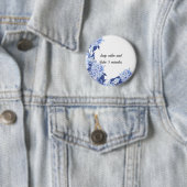 Bouquet floral blooming garden ronde button 5,7 cm (In situ)