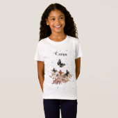 Bouquet floral blooming garden t-shirt (Voorkant volledig)