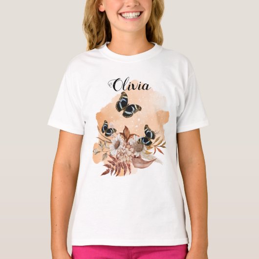 Bouquet floral blooming garden t-shirt (Voorkant)