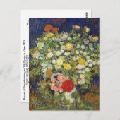 Bouquet Flowers van Gogh Fine Art still Life Briefkaart (Voorkant / Achterkant)