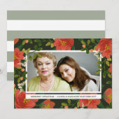 Bouquet Holiday-fotokaart Feestdagenkaart (Voorkant / Achterkant)