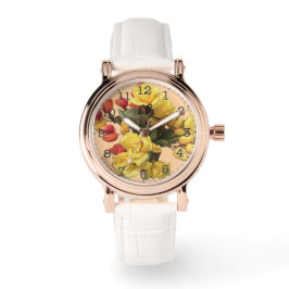 "Bouquet" Horloge