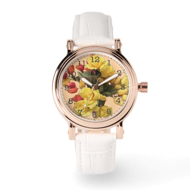 "Bouquet" Horloge (Voorkant)
