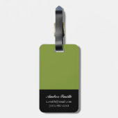 Bouquet in Border I Bagagelabel (Achterkant verticaal)