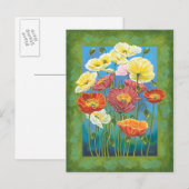 Bouquet in Border I Briefkaart (Voorkant / Achterkant)