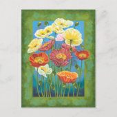 Bouquet in Border I Briefkaart (Voorkant)