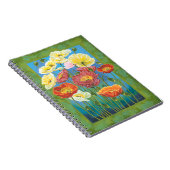 Bouquet in Border I Notitieboek (Rechterzijde)