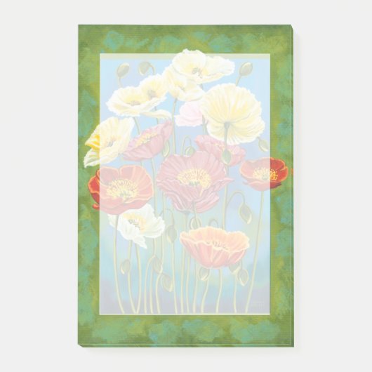 Bouquet in Border I Post-it® Notes (Voorkant)