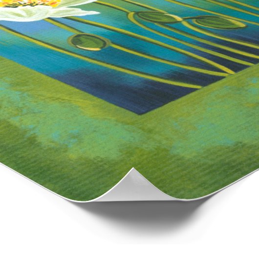 Bouquet in Border I Poster (Hoek)