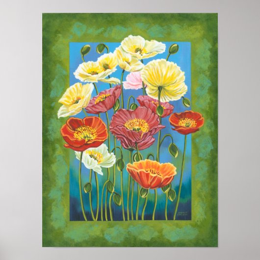 Bouquet in Border I Poster (Voorkant)