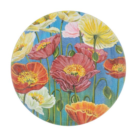 Bouquet in Border I Snijplank (Voorkant)