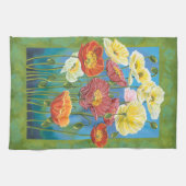 Bouquet in Border I Theedoek (Horizontaal)