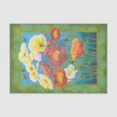 Bouquet in Border I Tissuepapier (Voorkant)