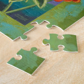 Bouquet in Border II Legpuzzel (Zijkant)