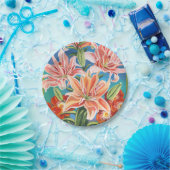 Bouquet in Border II Papieren Bordje (Feest)