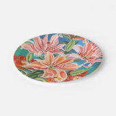 Bouquet in Border II Papieren Bordje (Gekanteld)