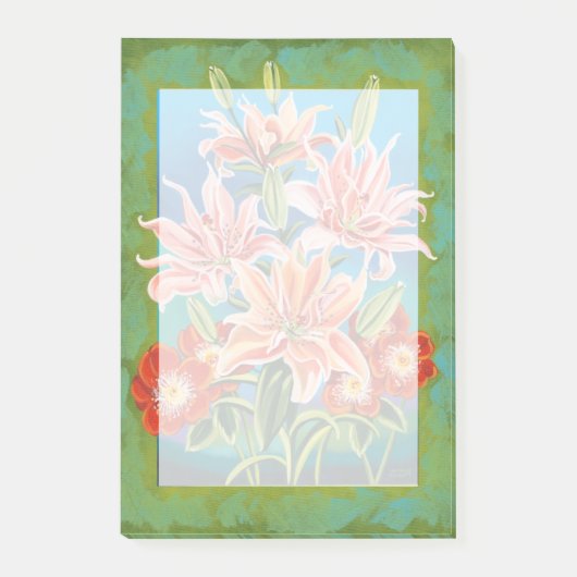 Bouquet in Border II Post-it® Notes (Voorkant)
