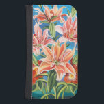 Bouquet in Border II Galaxy S4 Portemonnee Hoesje<br><div class="desc">Floral</div>