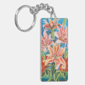 Bouquet in Border II Sleutelhanger (Voorkant Links)