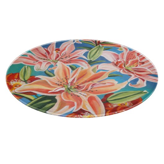 Bouquet in Border II Snijplank (Hoek)