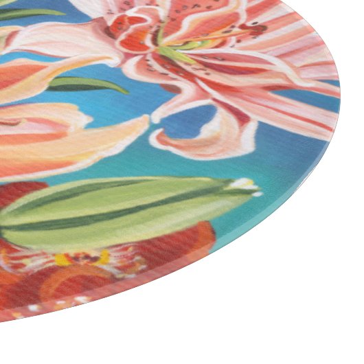 Bouquet in Border II Snijplank (Hoek)