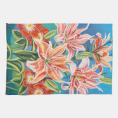 Bouquet in Border II Theedoek (Horizontaal)