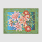 Bouquet in Border II Tissuepapier (Voorkant)