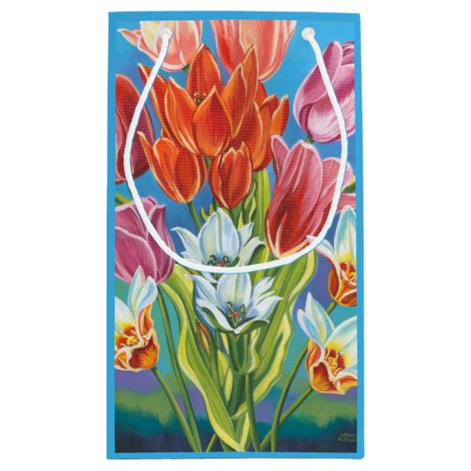 Bouquet in Border III Klein Cadeauzakje (Achterkant)