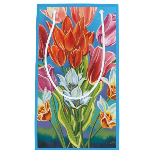 Bouquet in Border III Klein Cadeauzakje (Voorkant)