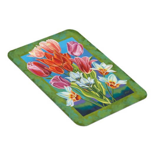 Bouquet in Border III Magneet (Rechterzijde)