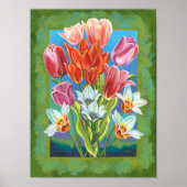 Bouquet in Border III Poster (Voorkant)
