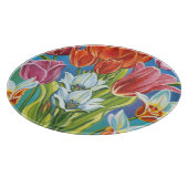 Bouquet in Border III Snijplank (Hoek)