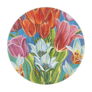 Bouquet in Border III Snijplank