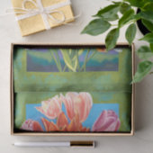 Bouquet in Border III Tissuepapier (Geschenk)