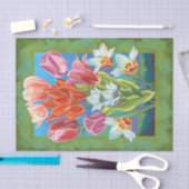 Bouquet in Border III Tissuepapier (Craft)