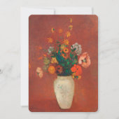 Bouquet in een Chinese Vase door Odilon Redon (Voorkant)